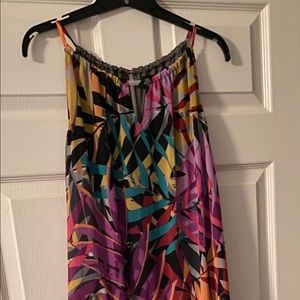 Colorful, beautiful, high low, sexy dress!